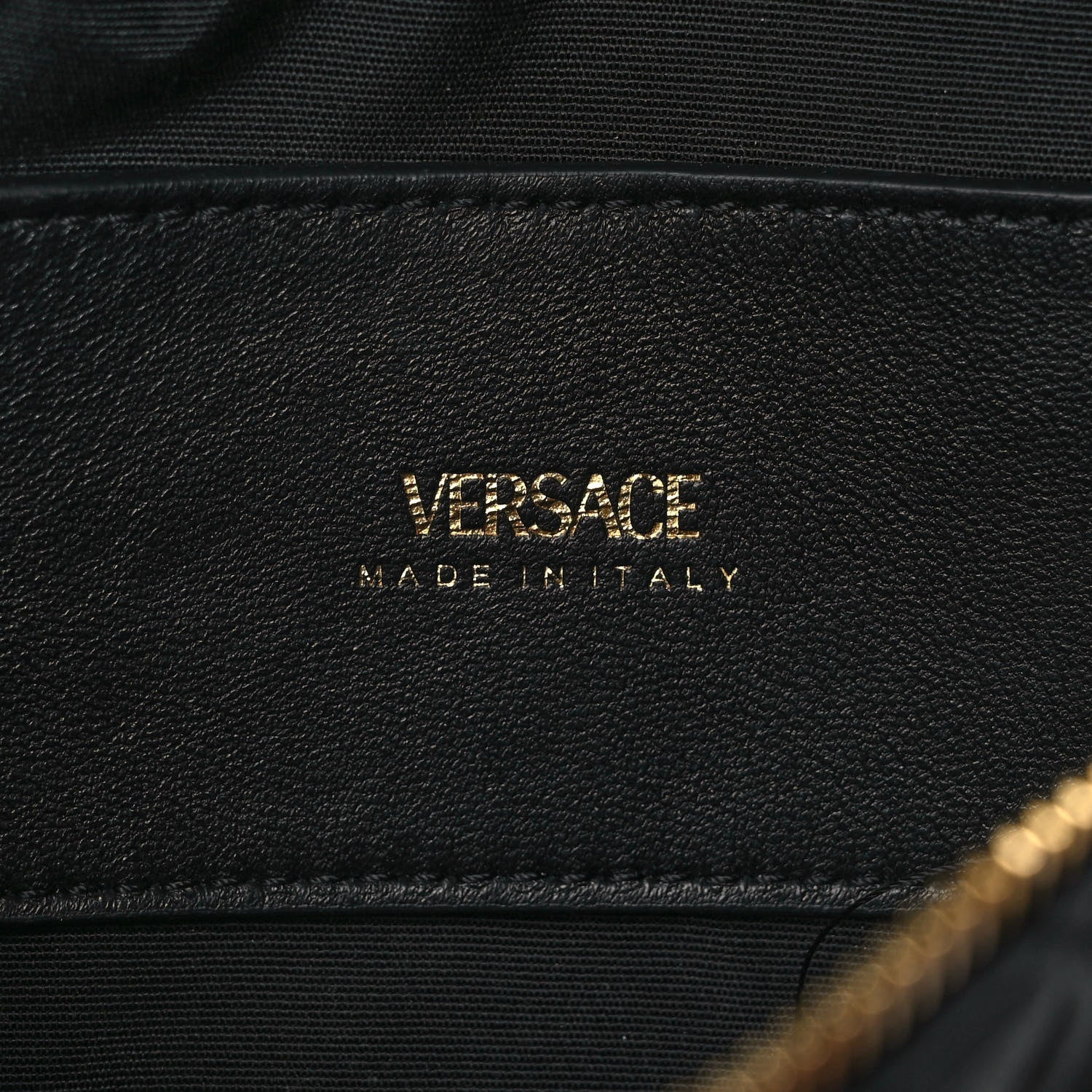 Versace Nappa Quilted Medusa Belt Bag Black 6 of 8