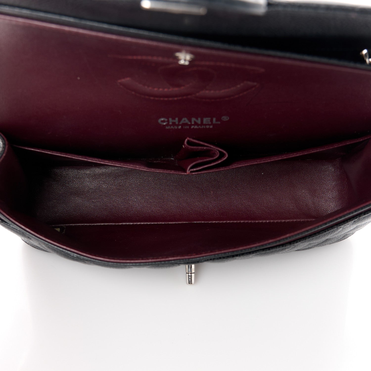 Chanel Caviar Quilted Medium Double Flap Black 5 of 12