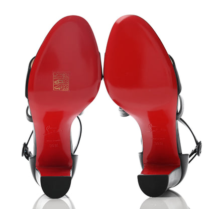 Christian Louboutin Nappa Loubi Bee Kid 85 Sandals 39.5 Black 4 of 5