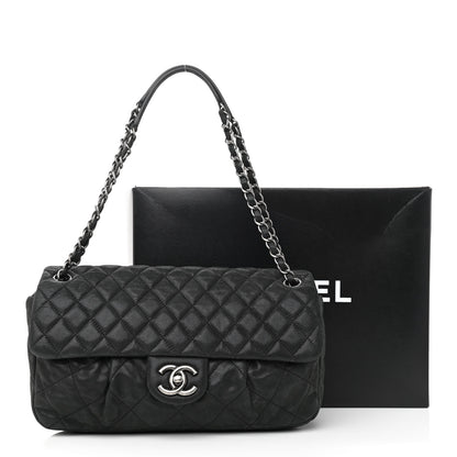 Chanel Iridescent Calfskin Large Chic Quilt Flap Black 11 of 11