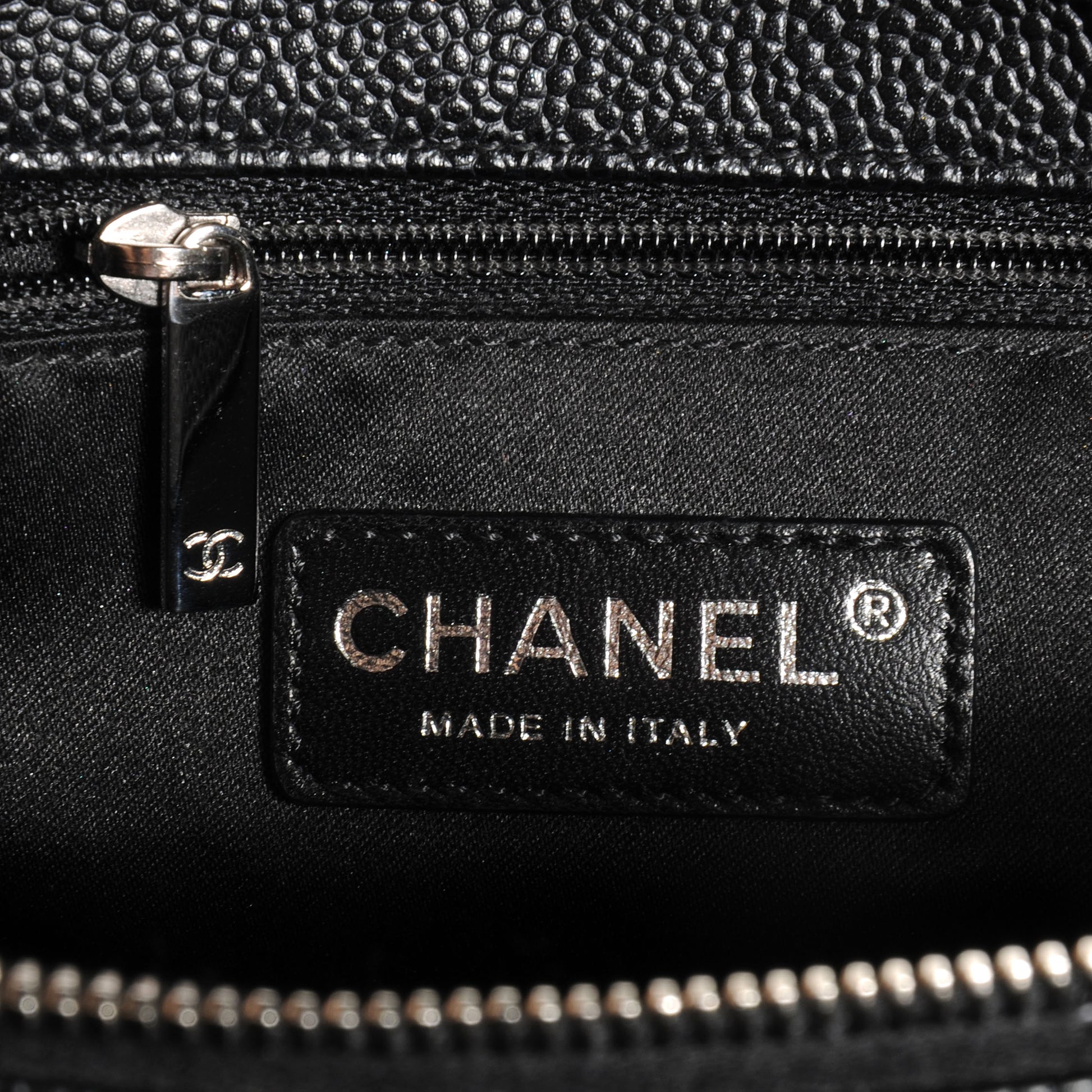 Chanel Caviar Grand Shopping Tote GST Black 6 of 8