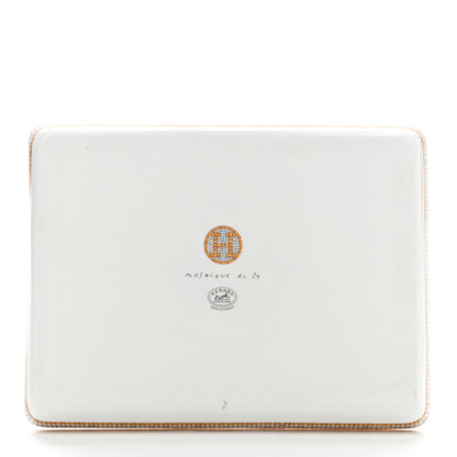 Hermes Porcelain Mosaique au 24 Gold Sushi Plate 3 of 7