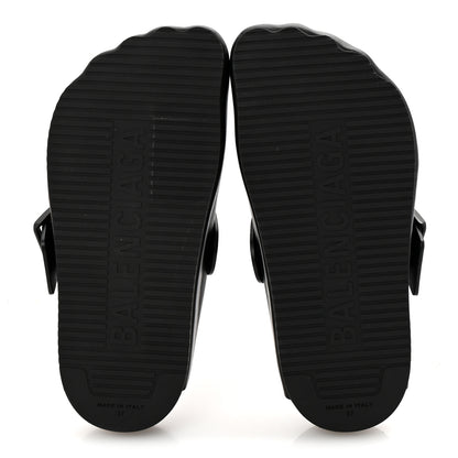 Balenciaga Matte Calfskin Sunday Mules 37 Black 6 of 10