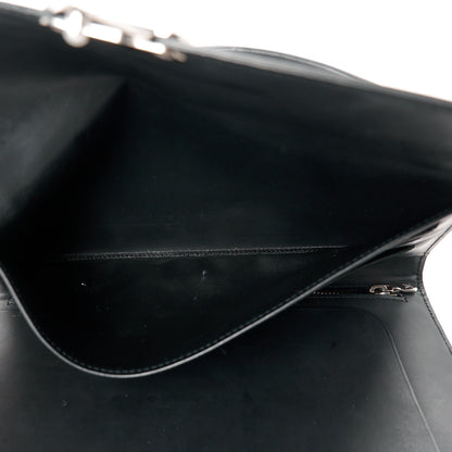 Louis Vuitton Monogram Glace Anouchka Pochette MM Black 7 of 15