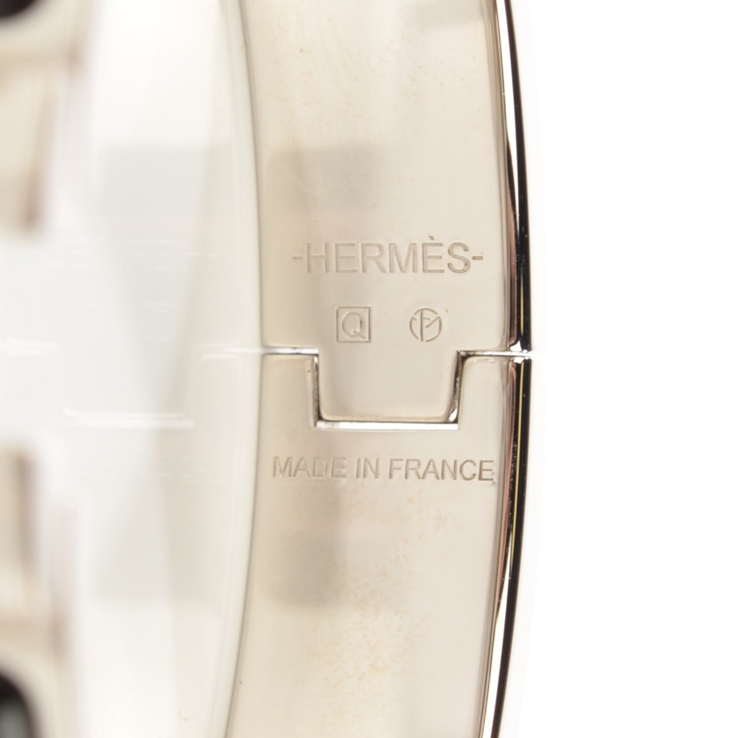 Hermes Enamel Narrow Clic Clac H Bracelet PM Black 4 of 5