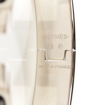 Hermes Enamel Narrow Clic Clac H Bracelet PM Black 4 of 5