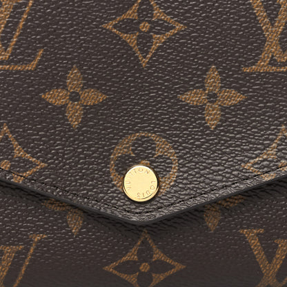 Louis Vuitton Monogram Sarah Wallet NM Coquelicot 7 of 10