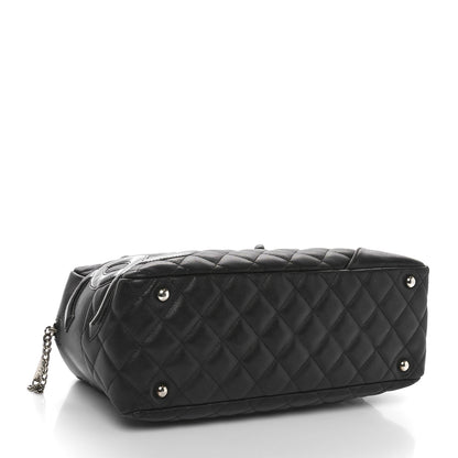 Chanel Calfskin Quilted Large Cambon Bowler Black 4 of 10
