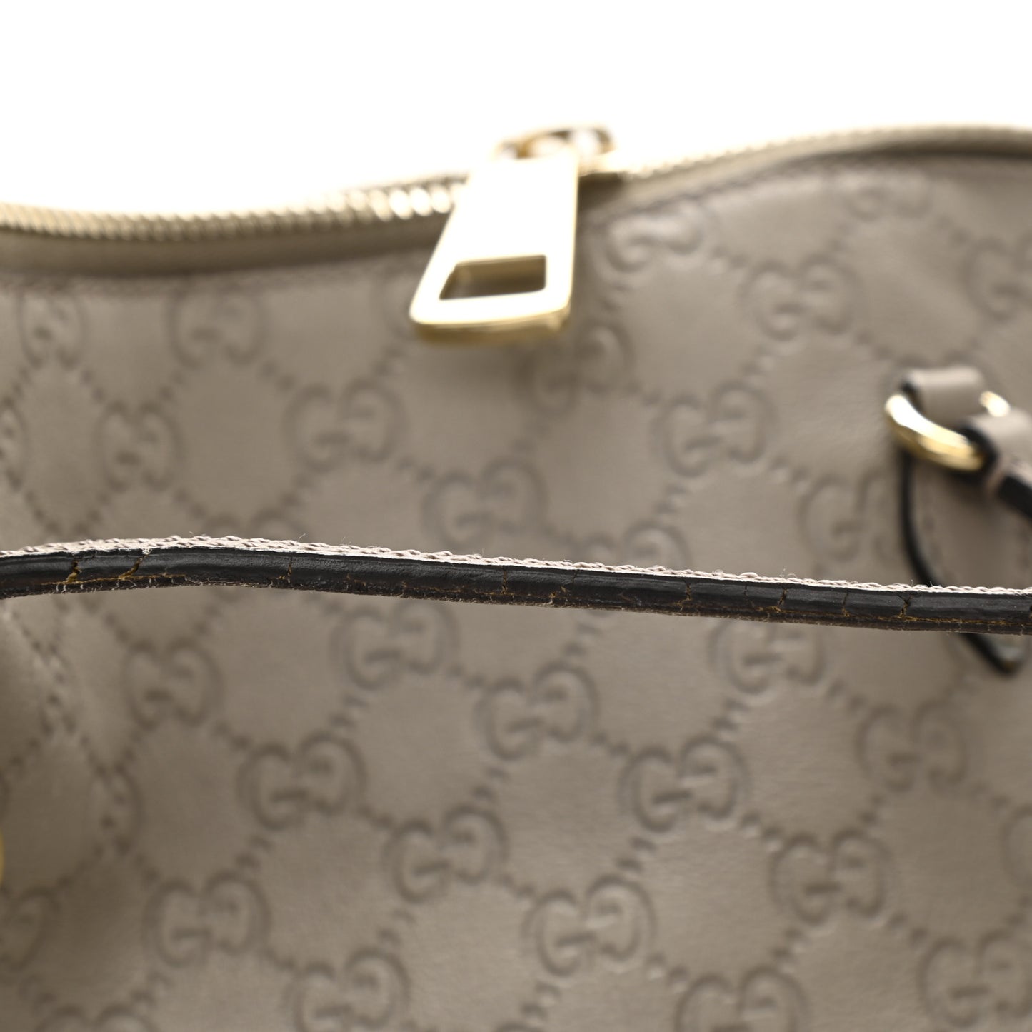 Guccissima Medium Bree Shoulder Bag Storm Grey