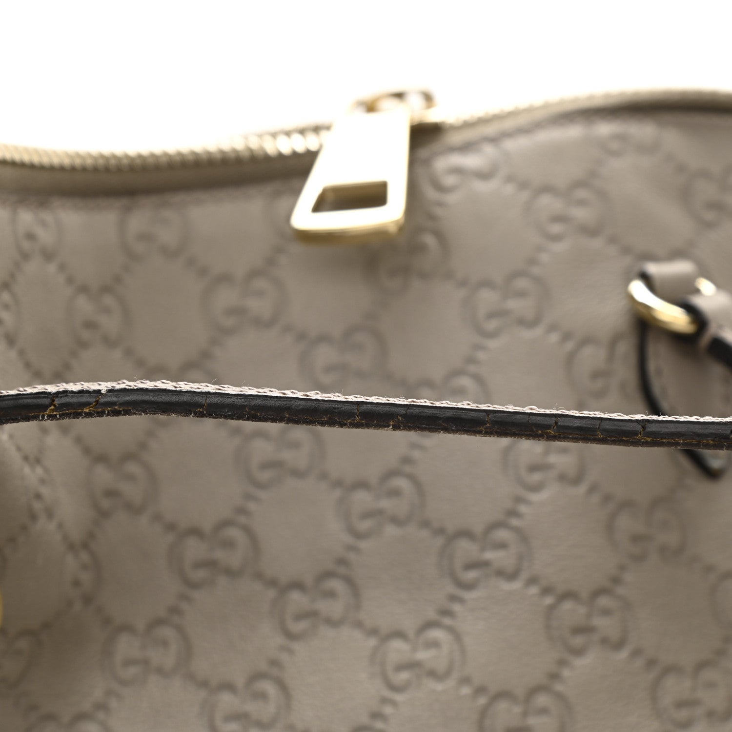 Gucci Guccissima Medium Bree Shoulder Bag Storm Grey 13 of 17