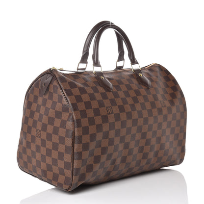 Louis Vuitton Damier Ebene Speedy 35 3 of 10