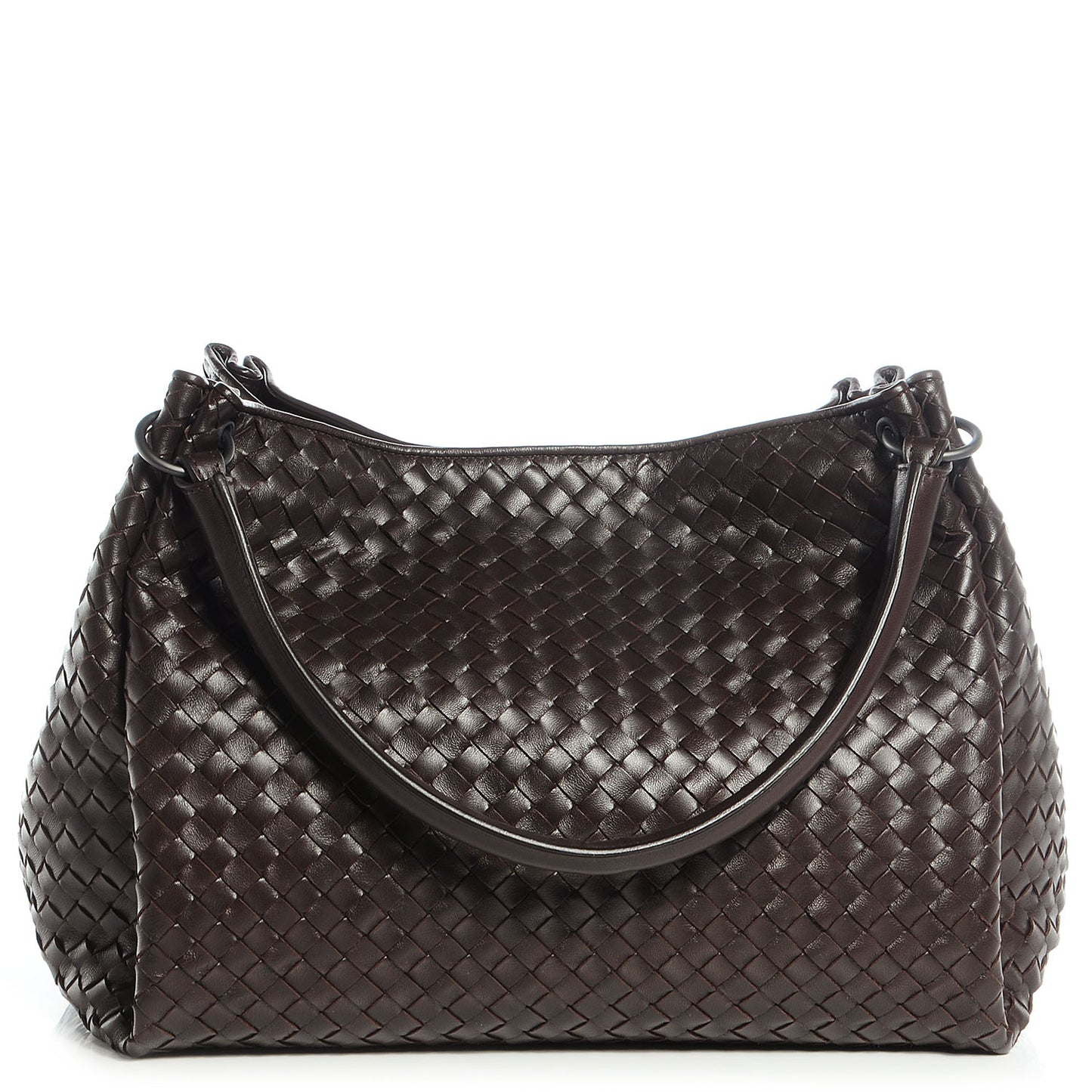 Nappa Intrecciato Parachute Bag Ebano
