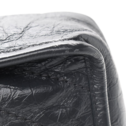 Saint Laurent Crinkled Calfskin Matelasse Monogram Baby Niki Chain Satchel Storm 10 of 12