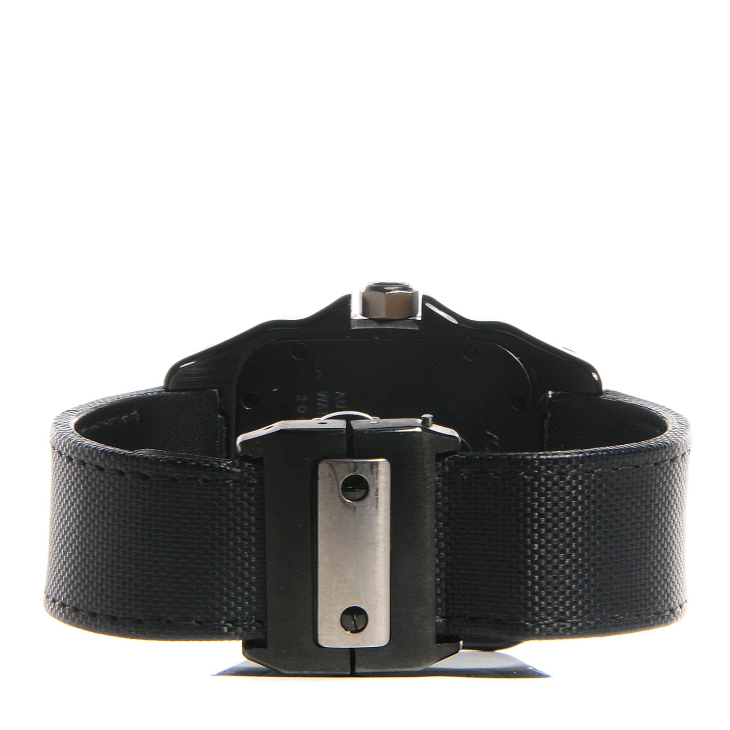 Cartier ADLC Titanium Nylon 38mm Santos 100 Chronograph Automatic Watch Black 4 of 8