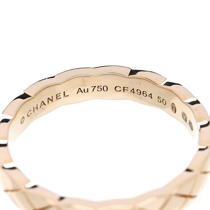 Chanel 18K Beige Gold Mini Coco Crush Ring 50 5.25 4 of 4
