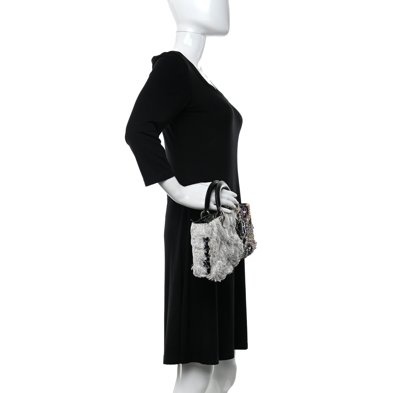 Christian Dior Embroidered Sequin East West Lady Dior Multicolor 3 of 11