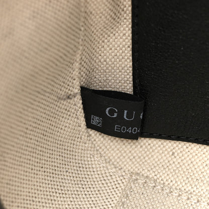 Gucci Sakai Be Green Calfskin Diagonal Stitched Blondie Top Handle Bag Black 8 of 11