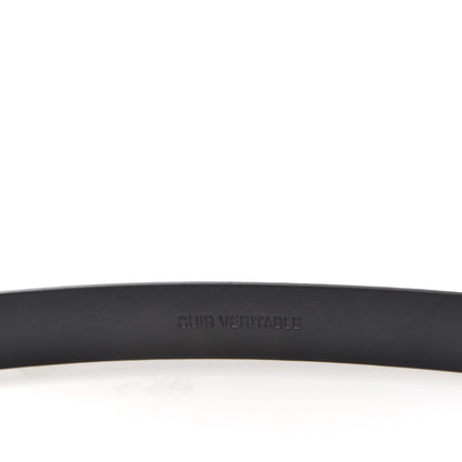 Chanel Calfskin Crystal Heart CC Belt 90 36 Black 4 of 7