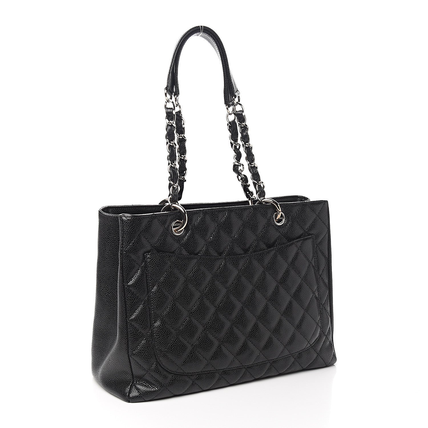 Chanel Caviar Quilted Grand Shopping Tote GST Black 2 of 9