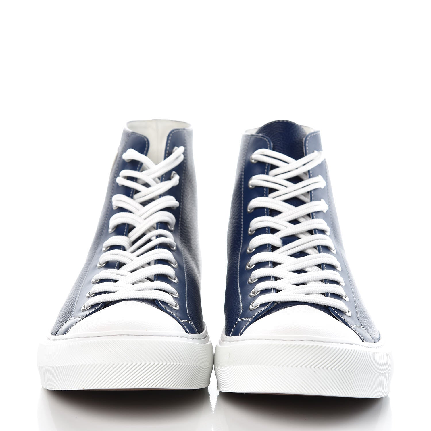 Louis Vuitton Calfskin Tattoo Sneaker Boots 8.5 Blue 2 of 9