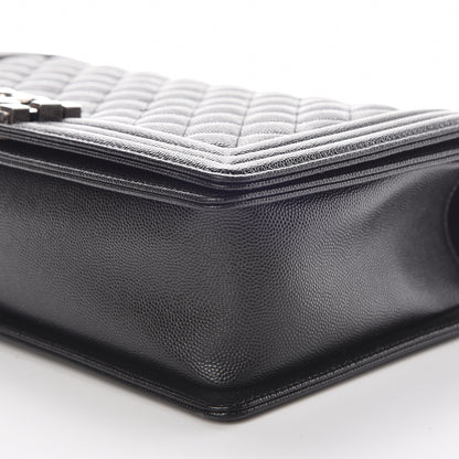 Chanel Caviar Quilted New Medium Boy Flap Black 6 of 9