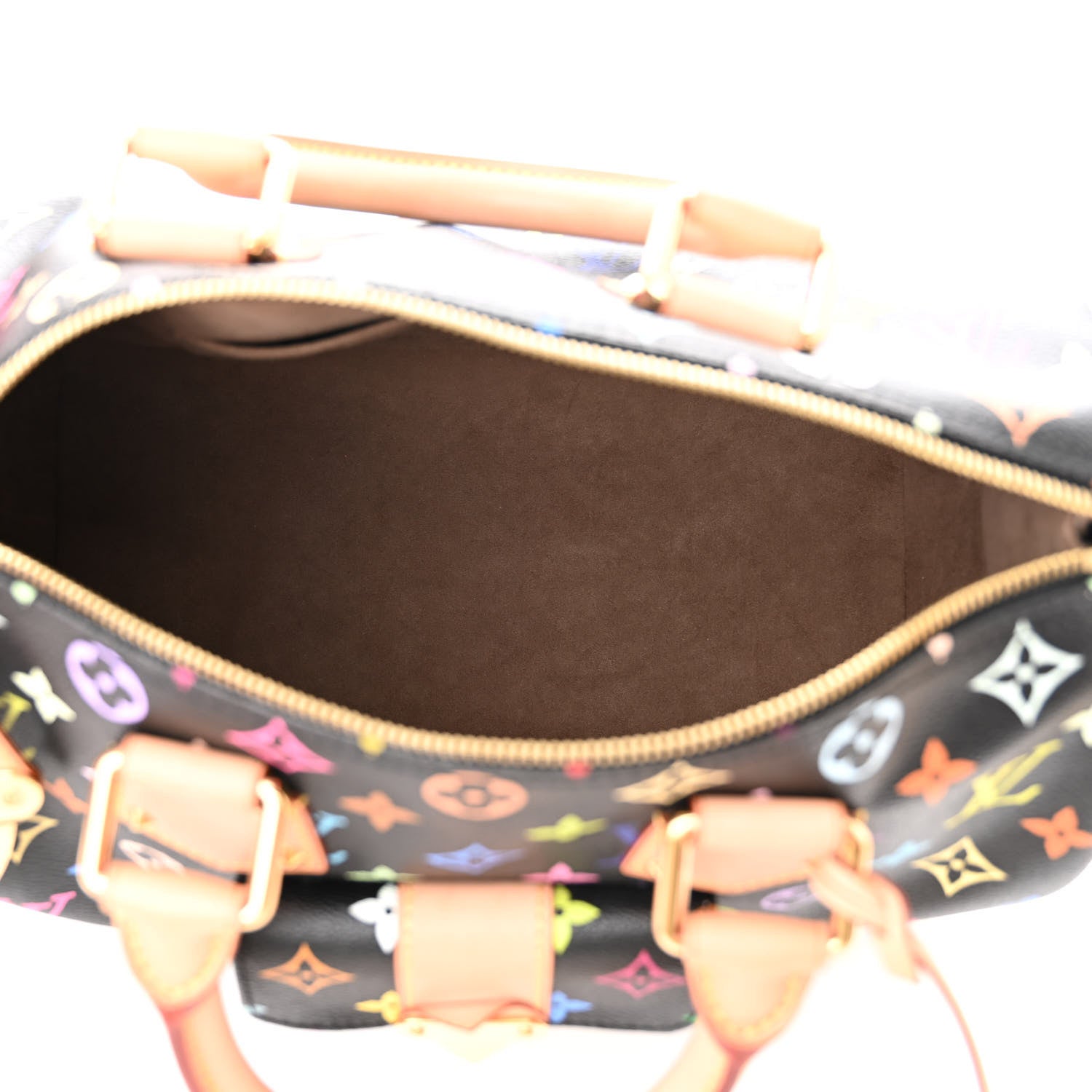 Louis Vuitton Monogram Multicolor Speedy 30 Black 5 of 10