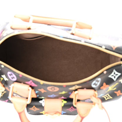 Louis Vuitton Monogram Multicolor Speedy 30 Black 5 of 10