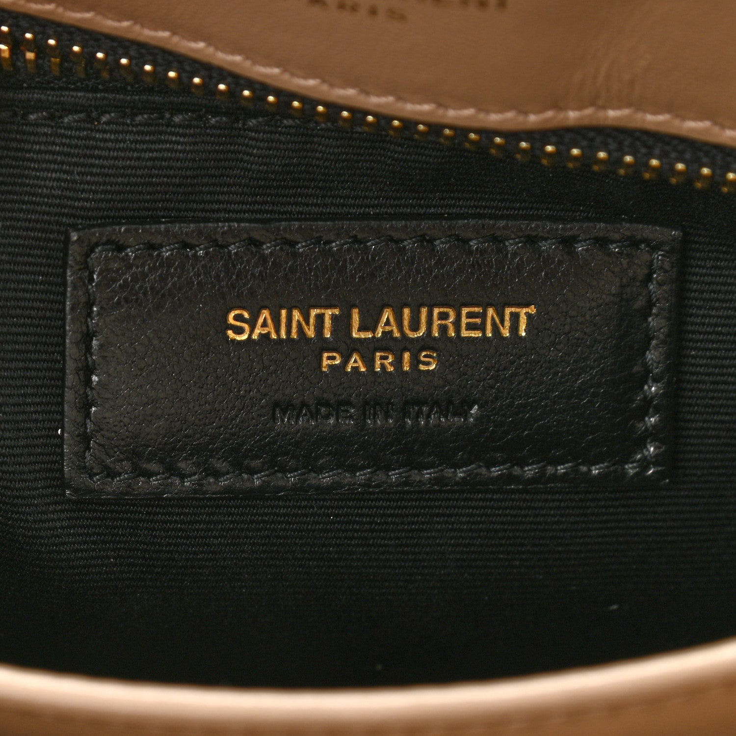 Saint Laurent Calfskin Y Quilted Monogram Toy Loulou Crossbody Bag Latte 7 of 11