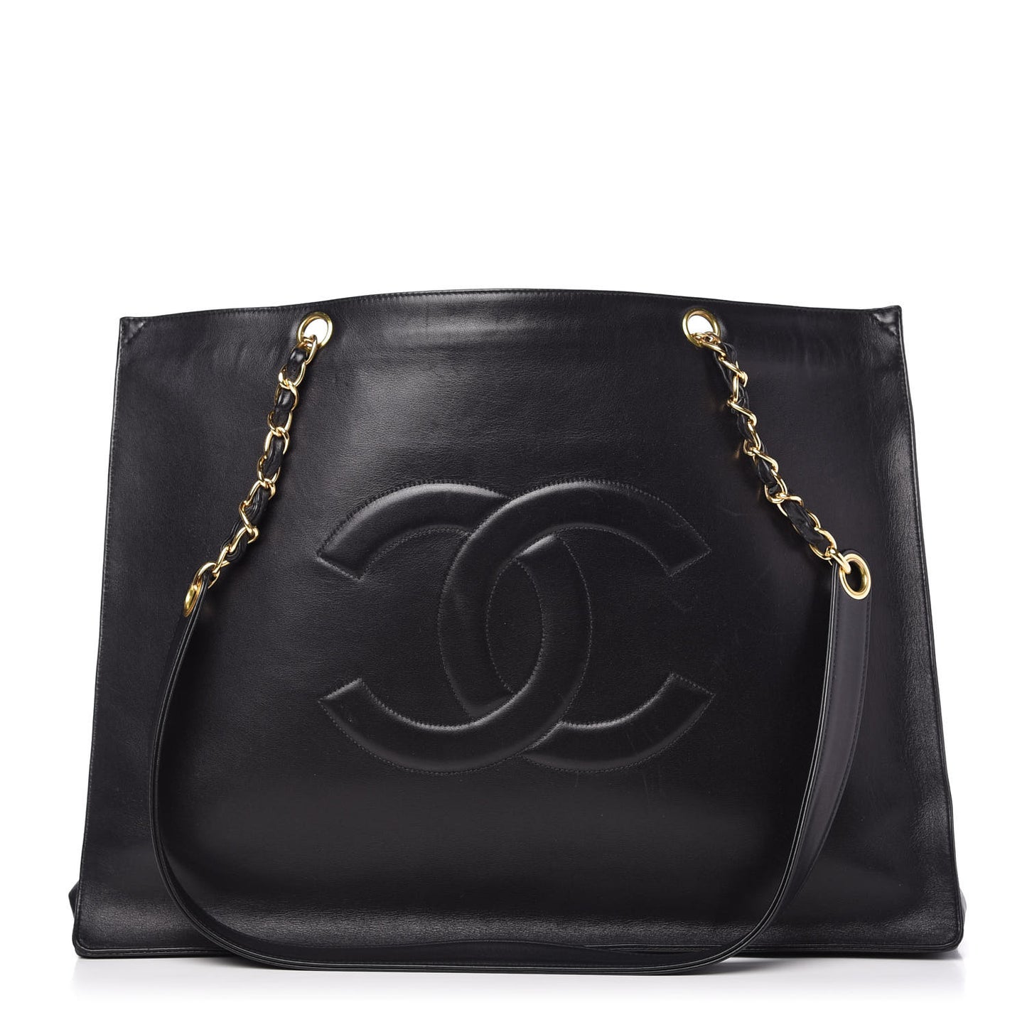 Lambskin CC Tote Black