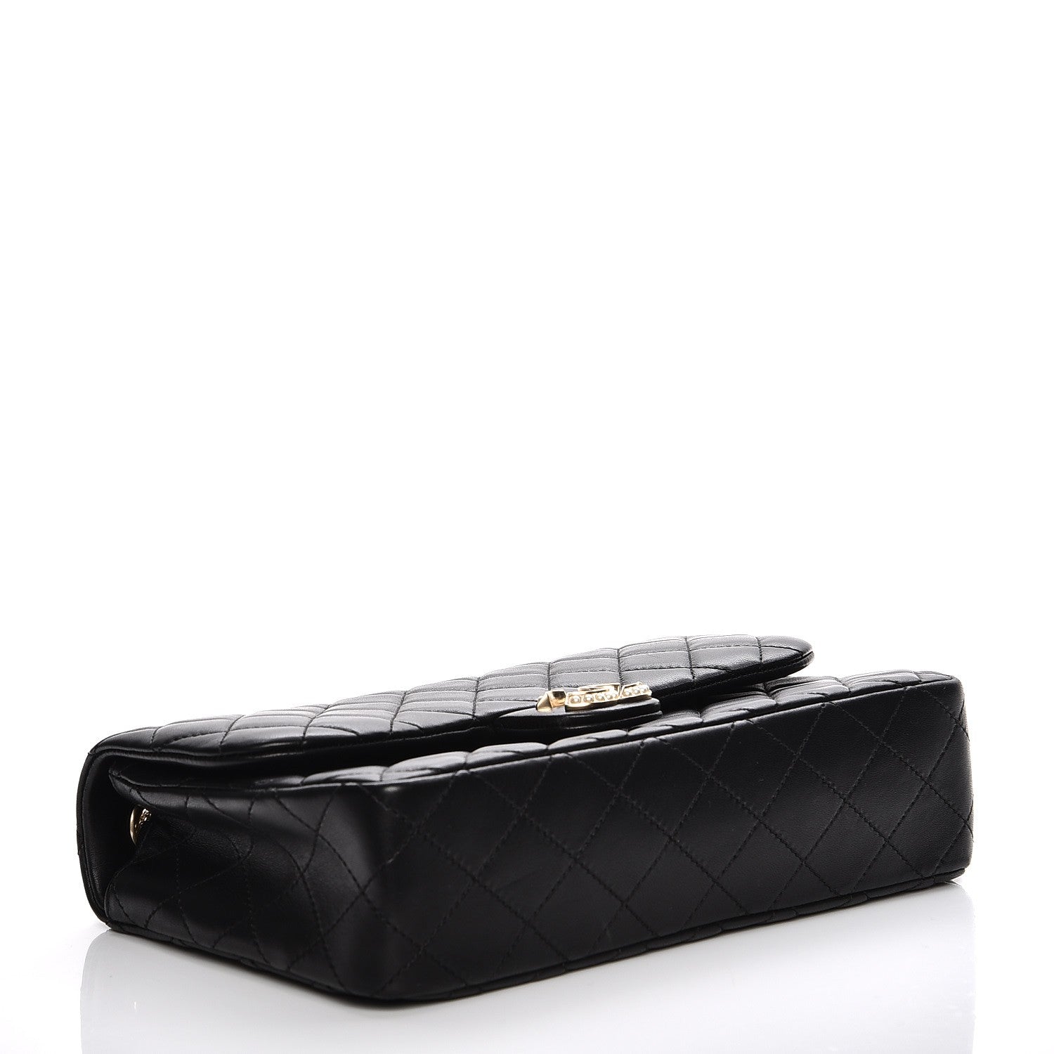 Chanel Lambskin Medium Westminster Pearl Flap Black 4 of 9