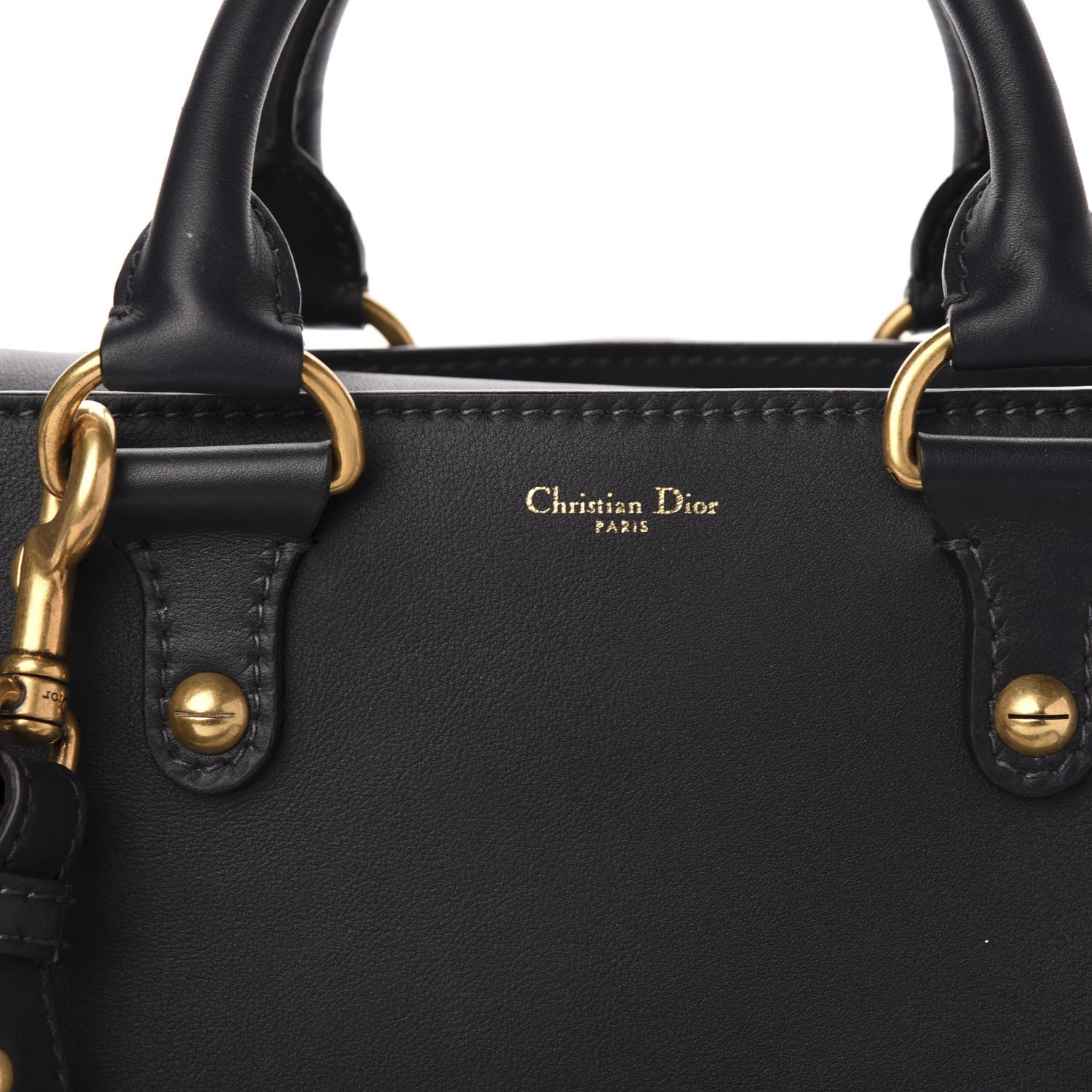 Christian Dior Smooth Calfskin Studded DiorAvenue Bag Navy 11 of 11
