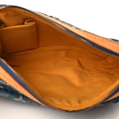 Louis Vuitton Monogram Denim Bum Bag Blue 5 of 8