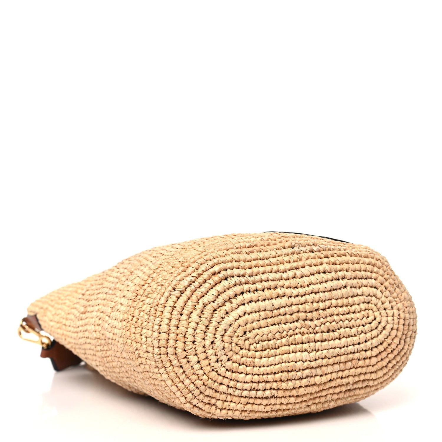 Loewe Raffia Mini Slit Tote Bag Natural Tan 4 of 9