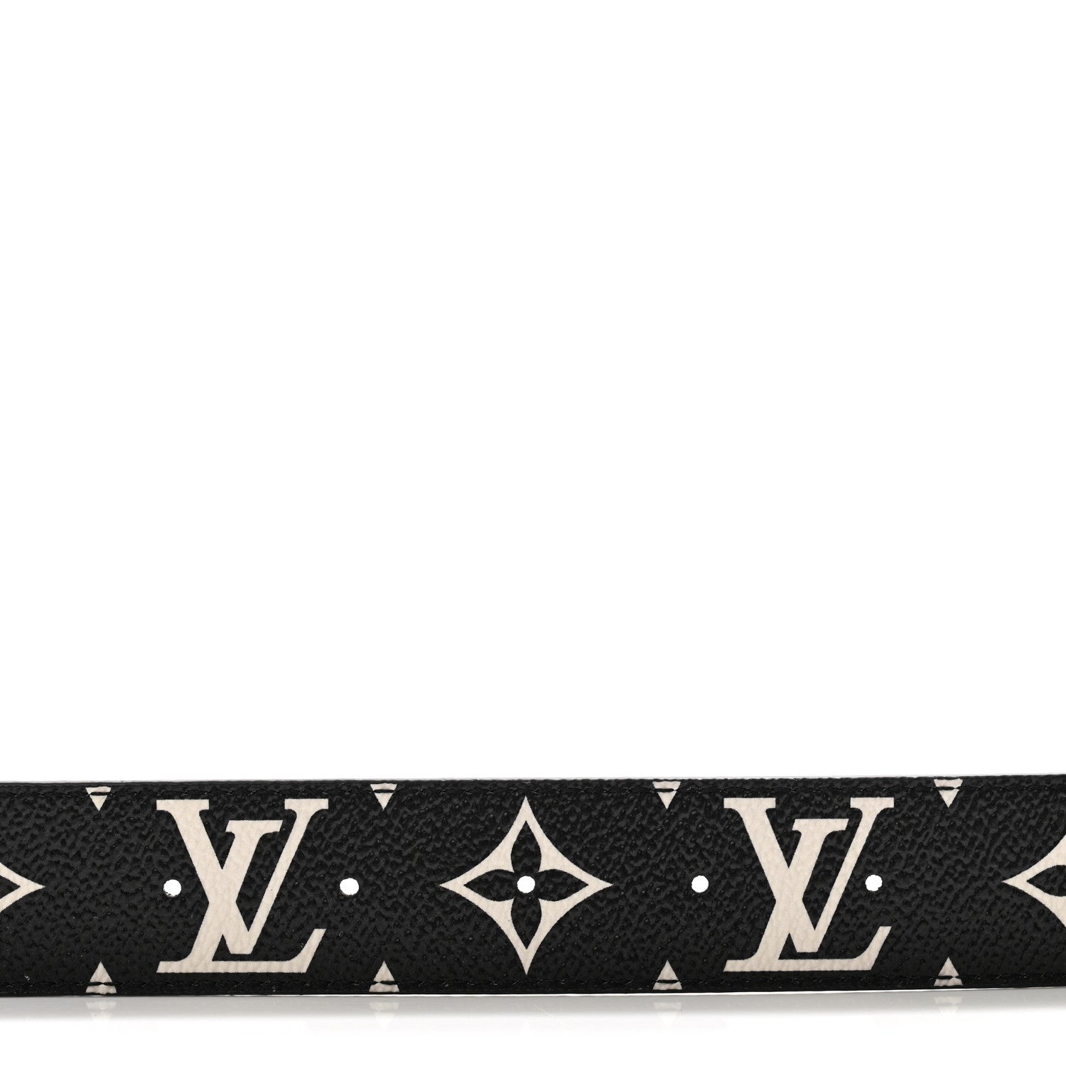 Louis Vuitton Monogram Crafty 30mm Iconic Reversible Belt Caramel Cream Black 4 of 5