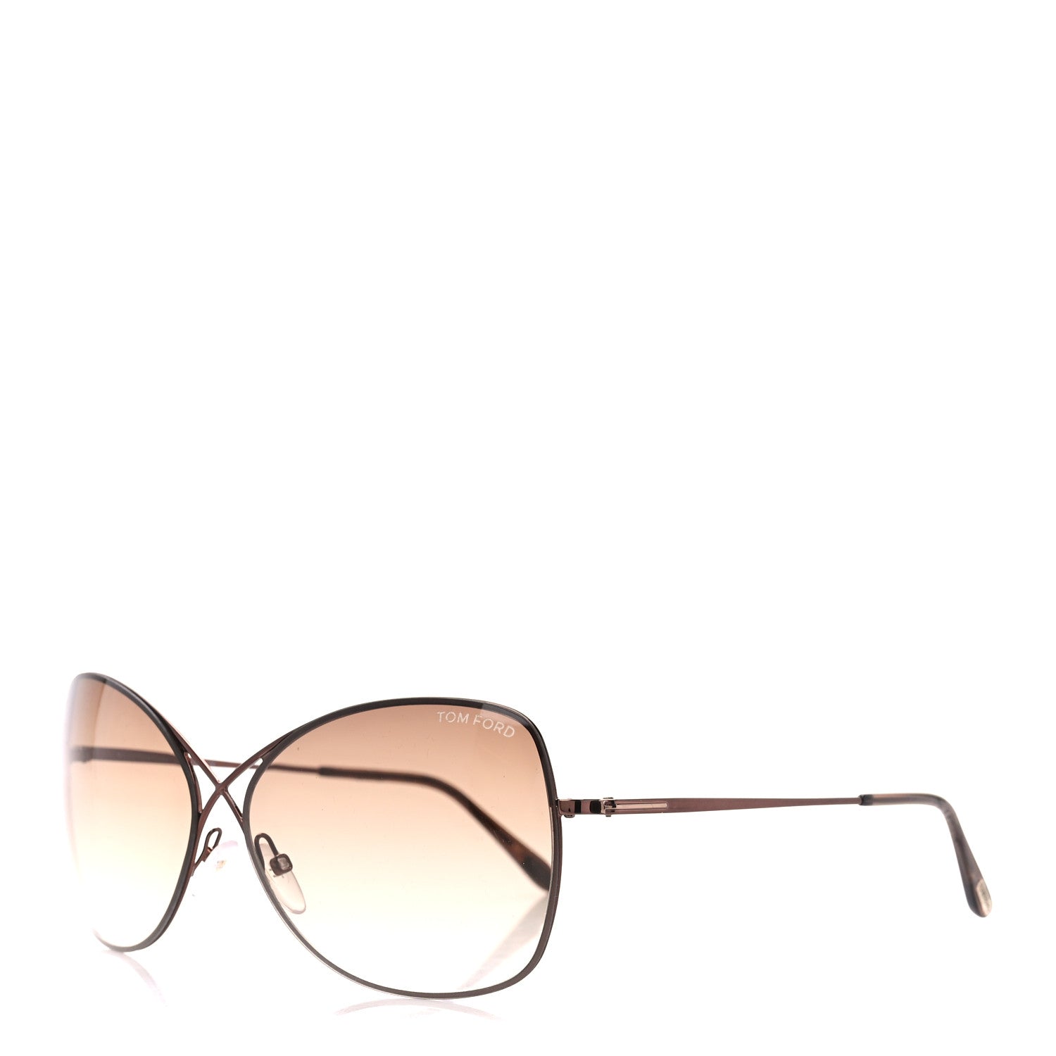 Tom Ford Colette Butterfly Sunglasses TF250 Brown 1 of 9