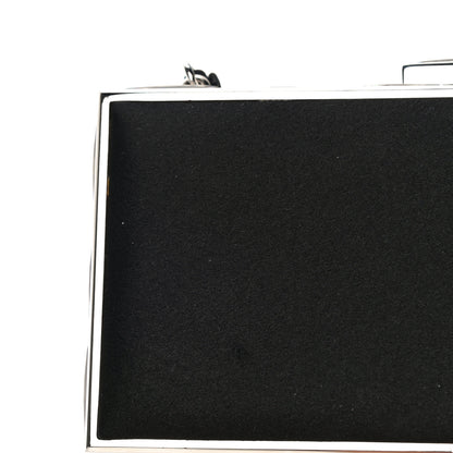 Judith Leiber Crystal Trim Satin Evening Bag Clutch Black 10 of 10