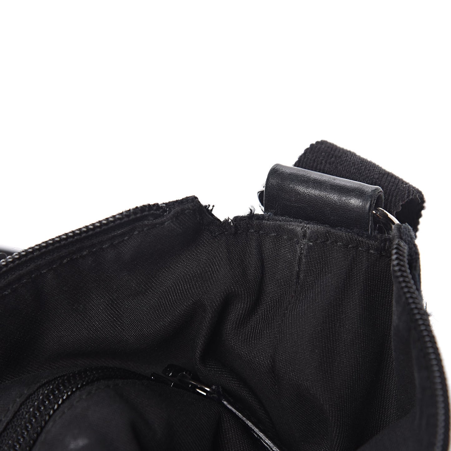 Monogram Calfskin Perforated Medium Flat Messenger Bag Black