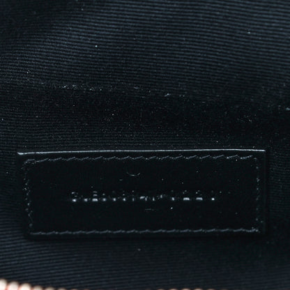 Saint Laurent Grained Lambskin Quilted Mini Becky Double Zip Bag Rouge Eros 6 of 7