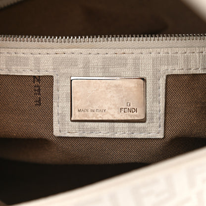 Fendi Zucchino Spalmati Forever Mama Baguette White 6 of 12