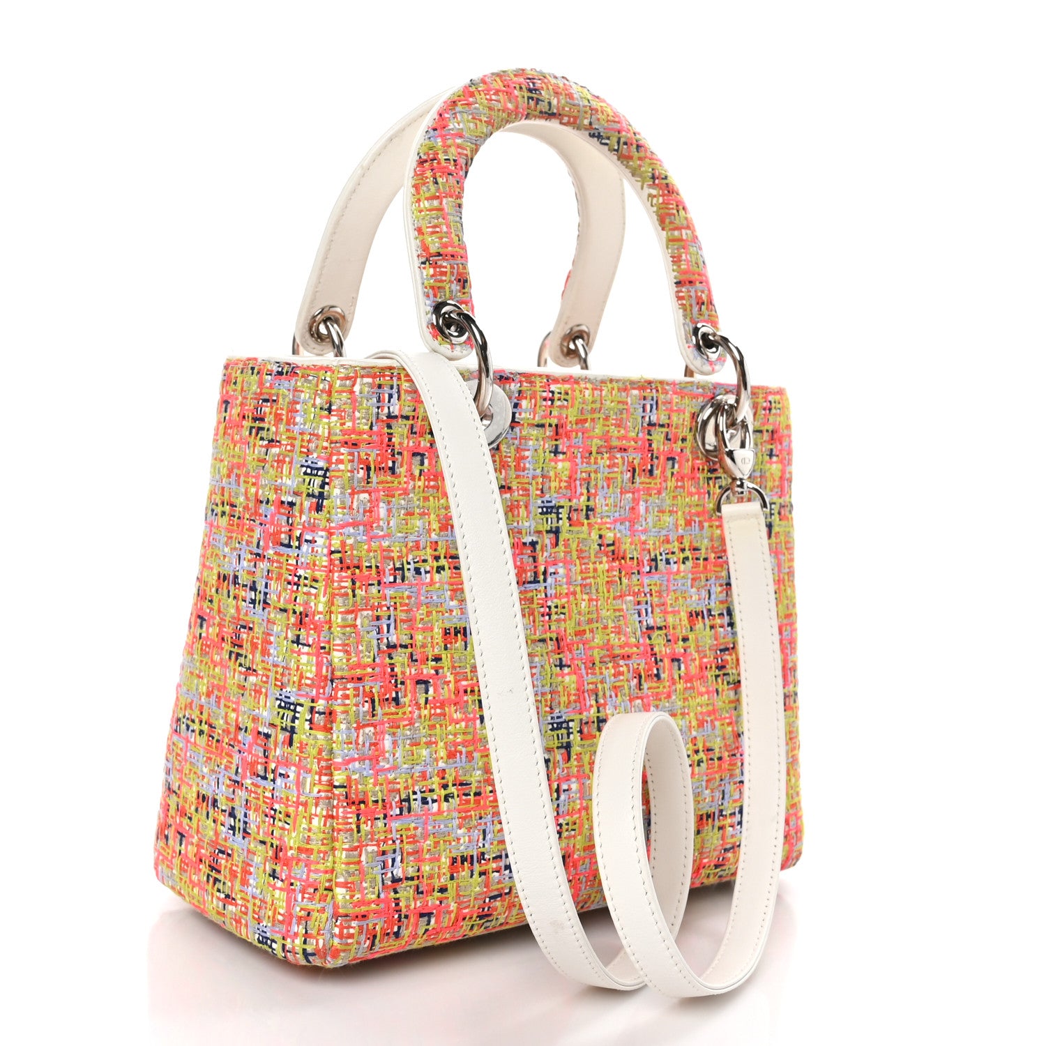 Christian Dior Tweed Medium Lady Dior Multicolor 3 of 9