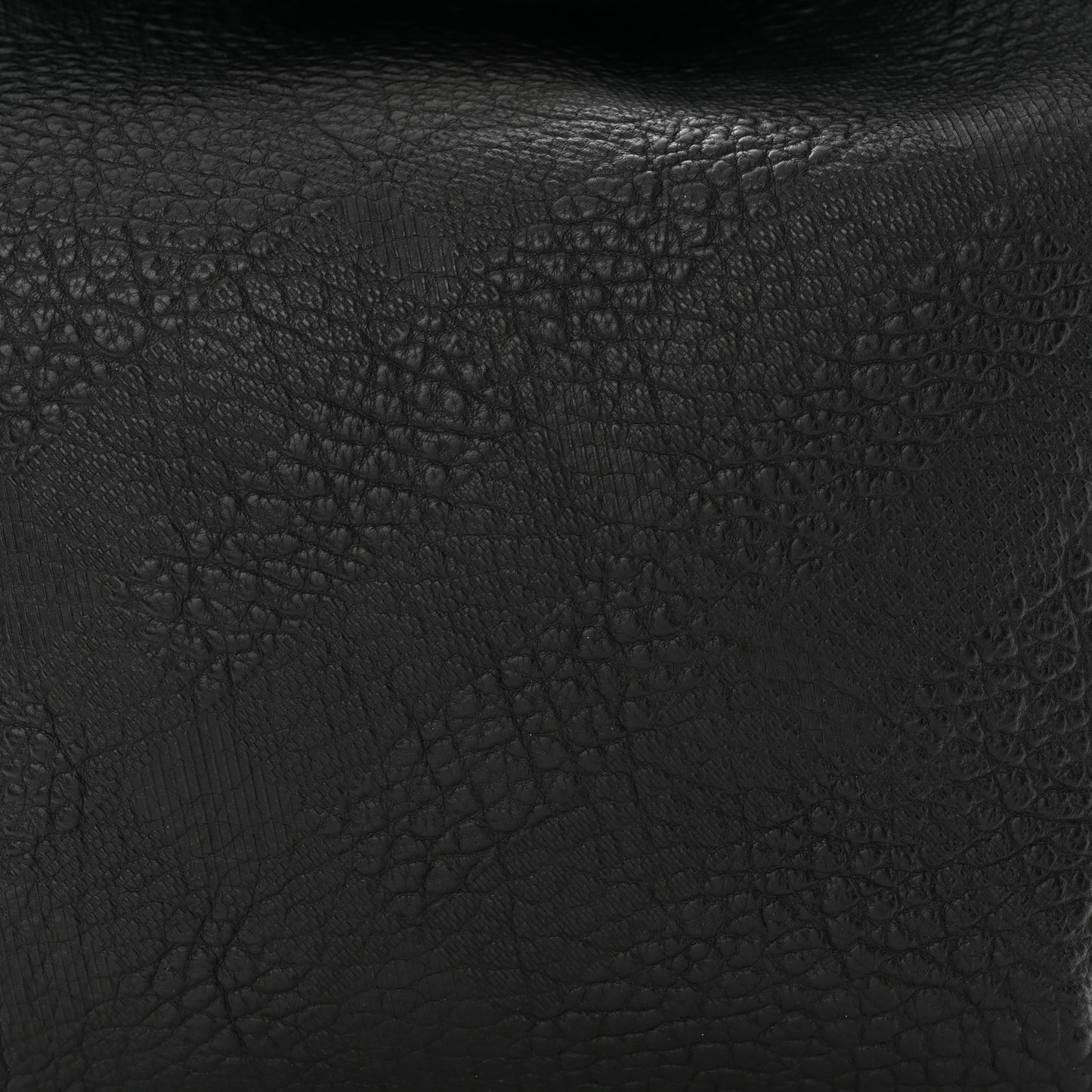 Heritage Grain Check Embossed Medium Lindburn Hobo Black