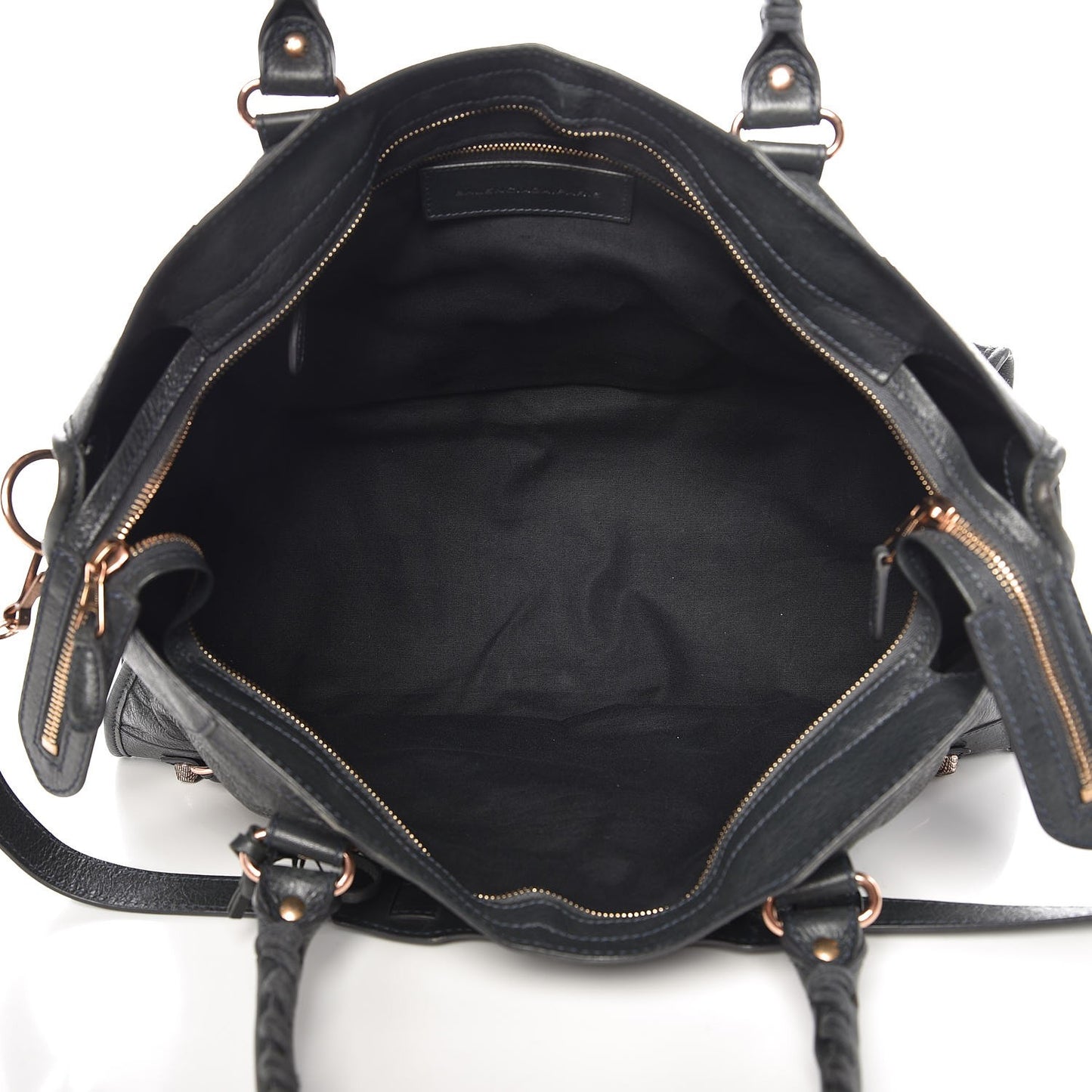 Agneau Giant 12 Rose Gold Hardware Part Time Anthracite