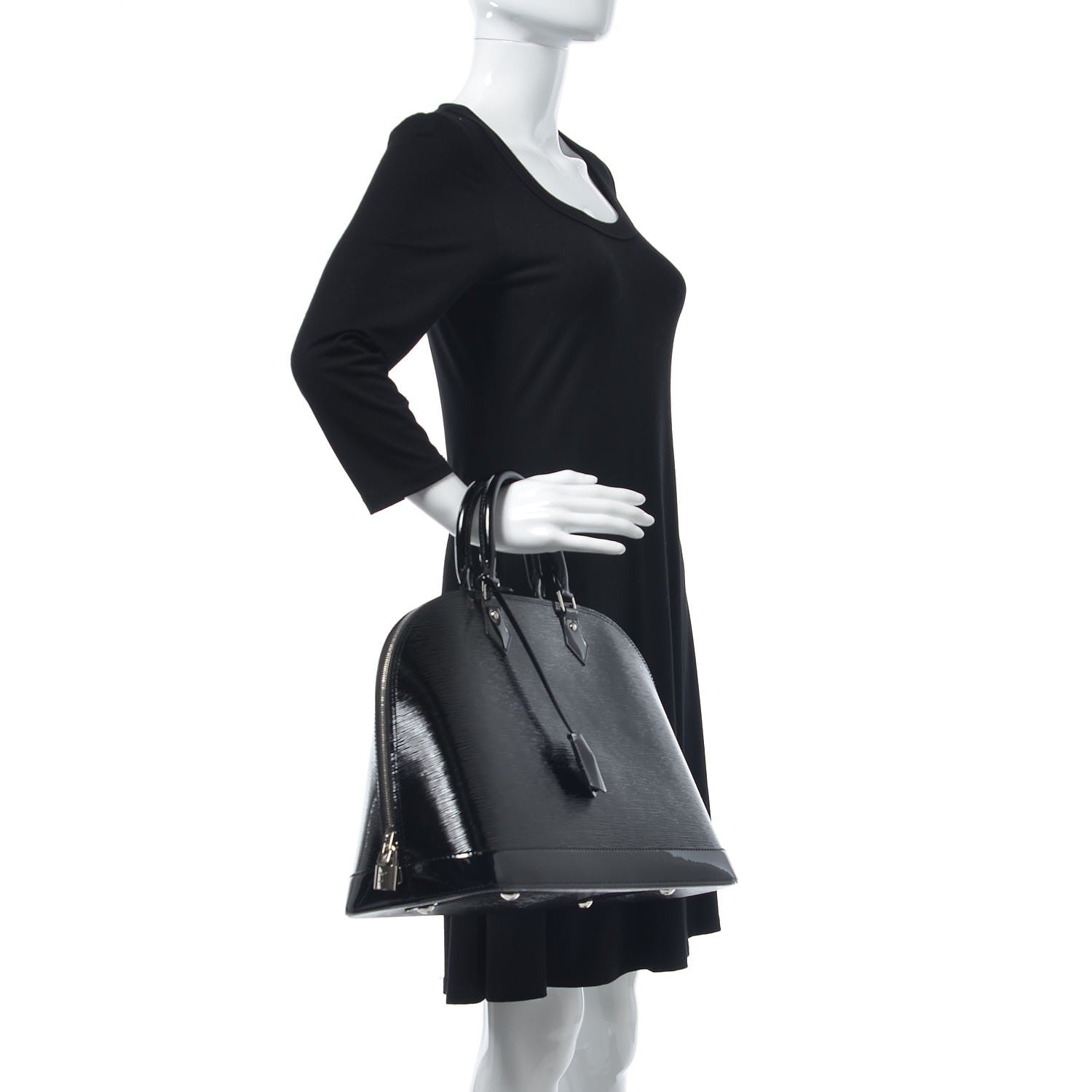 Louis Vuitton Electric Epi Alma MM Black 2 of 6