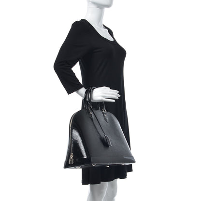 Louis Vuitton Electric Epi Alma MM Black 2 of 6