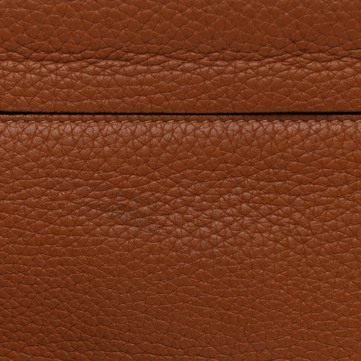 Calfskin T Pouch Tan