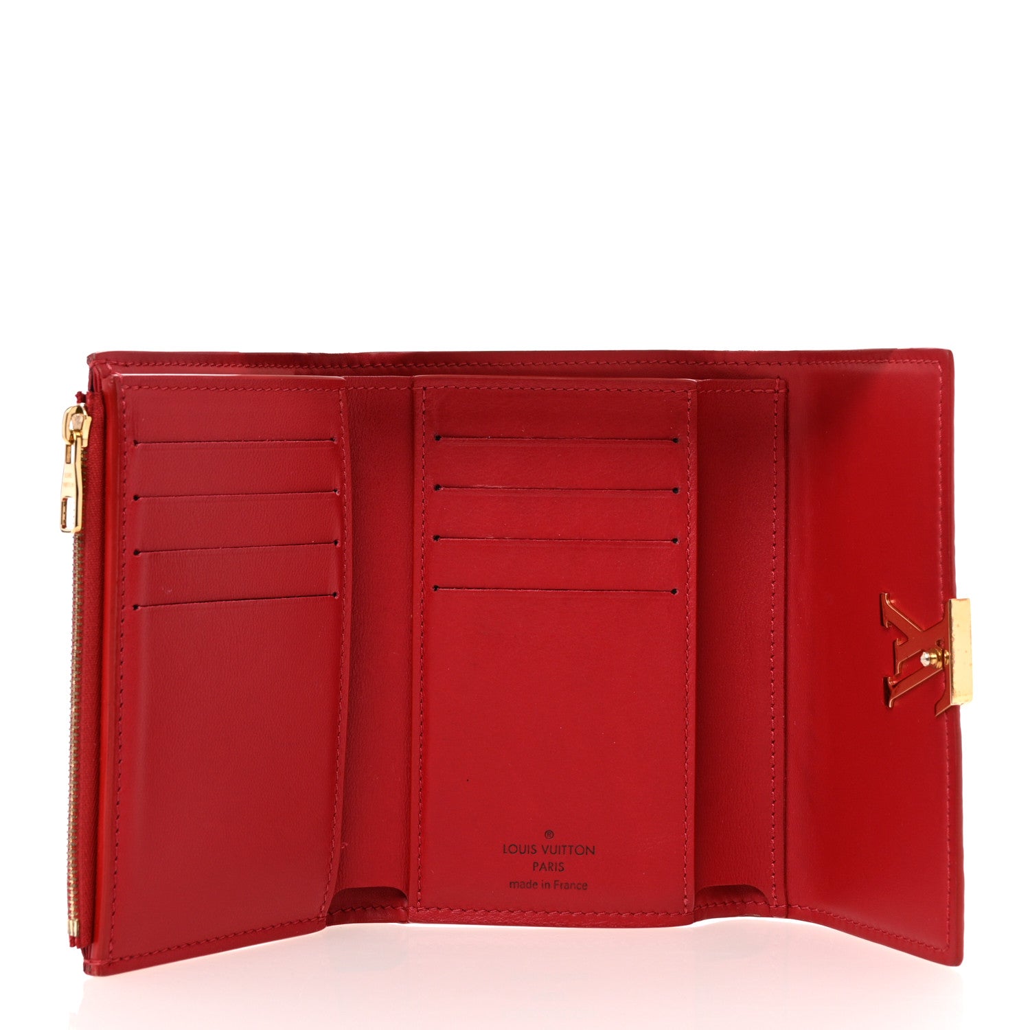 Louis Vuitton Taurillon Capucines Compact Wallet Rubis 5 of 8