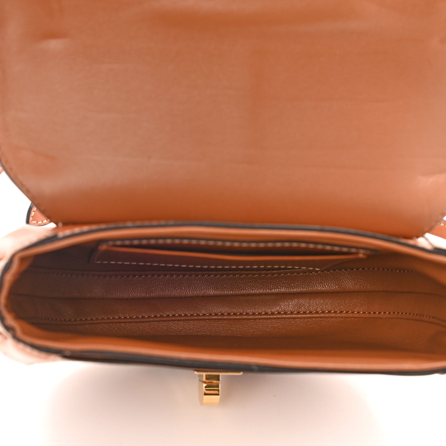 Natural Calfskin Besace Small 16 Tan