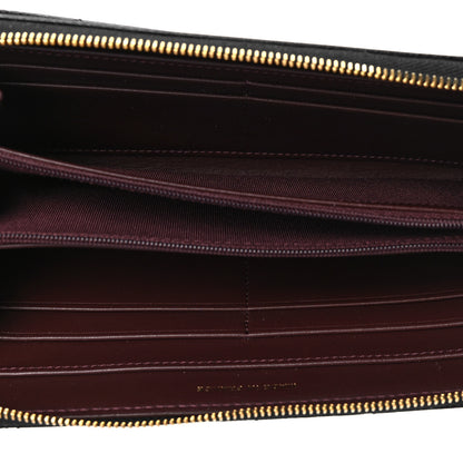 Chanel Caviar Quilted Large Gusset Zip Around Wallet Black 5 of 8