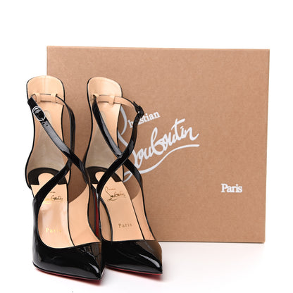 Christian Louboutin Shiny Nappa Marlenarock 100 Pumps 38.5 Black 8 of 8