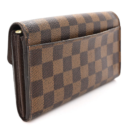 Louis Vuitton Damier Ebene Sarah Wallet NM 3 of 7